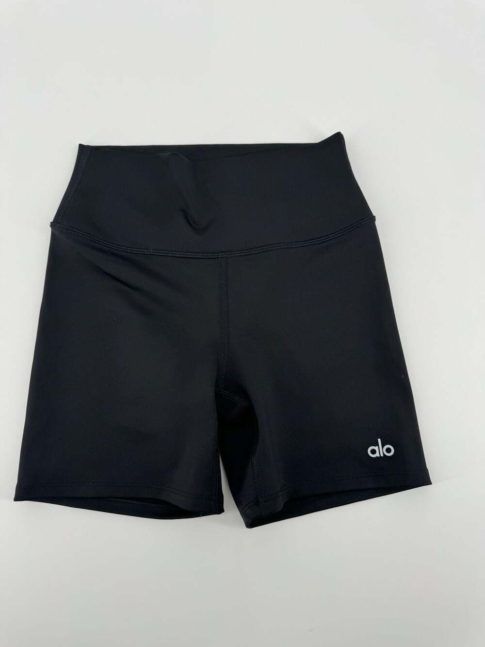 Alo Yoga High-Waist Biker Shorts Black Size S
